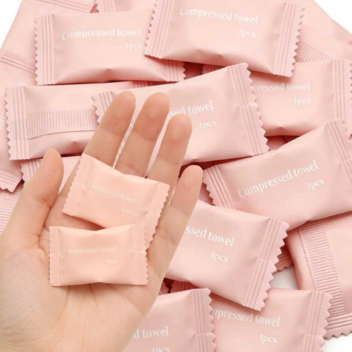 20Pcs Disposable Compressed Towels Portable Toilet Paper Camping Wipes Perfect For Outdoor Travel Picnics
