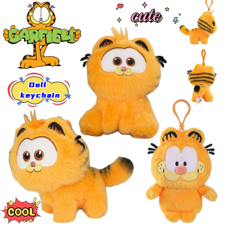 

Garfield Pooky Odie Nemo Two-dimensional Dolls Keychain Student Schoolbag Backpack Exquisite Decorative Pendant Gift Wholesale