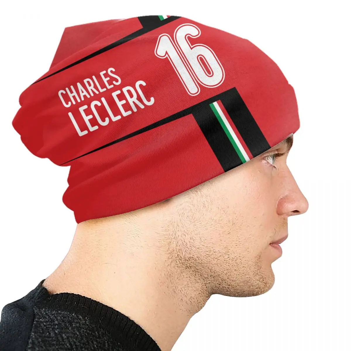 Custom Leclercs Monaco Formula Driver Charles Skullies Beanies Caps Streetwear Winter Warm Men Women Knitting Hats Bonnet Hats