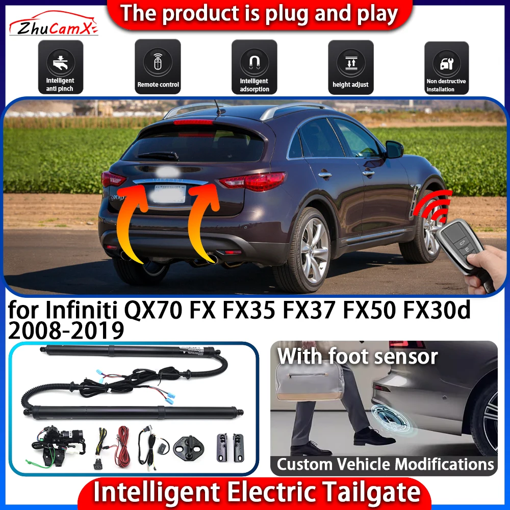 

Smart Powered Tailgate System for Infiniti QX70 FX FX35 FX37 FX50 FX30d 2008-2019 Automatic Intelligent Electric Trunk Lift