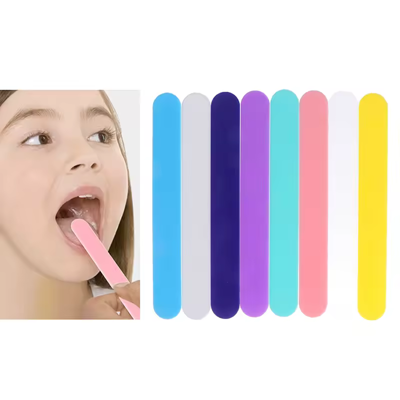 Abaisse-langues Colorés Jetables