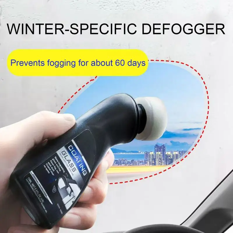 90ml Car Anti-fog Spray Glass Antifog Coating Agent Defogger Auto Windows Screens Mirror Windshield Defogging Cleaner