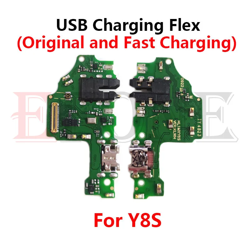 Fast Charger For Huawei Y8s Y8P Y9s Y7A Y5 Y6 Y7  Y6s Y6P Y7P Y9 Prime 2017 2018 2019 USB Charging Port Connector Mic Flex Cable