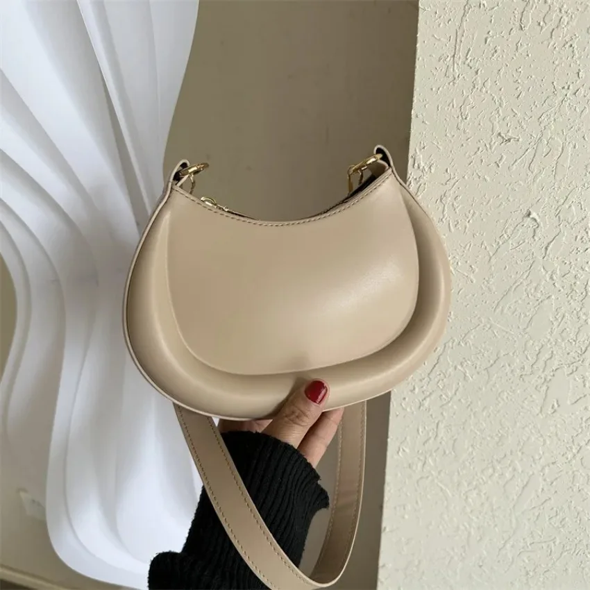 2024 Nieuwe Oksel Schoudertassen Voor Dames Luxe Designer Trendlederen Kleine Onderarm Crossbody Handtassen En Portemonnees