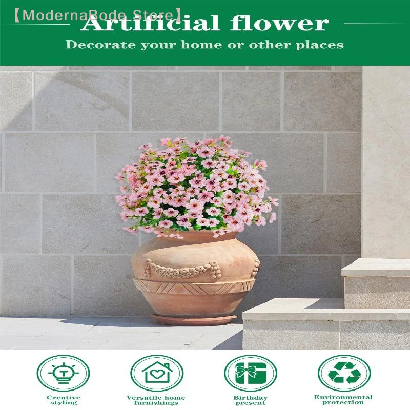 【M】Artificial Flower,Artificial Petunias With Ground Stake, 18
