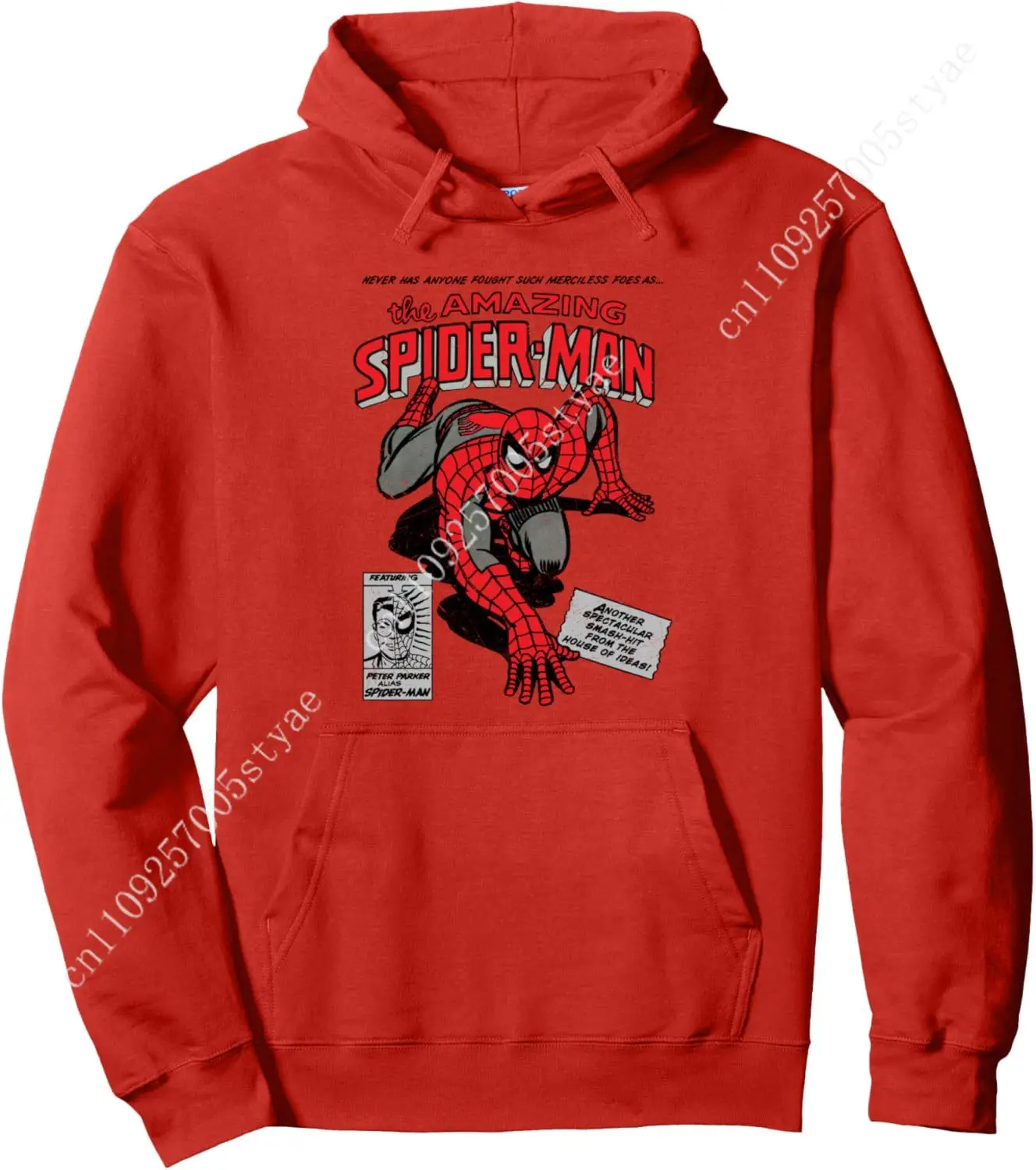 

Marvel Spider-Man Retro Comic Pullover Hoodie