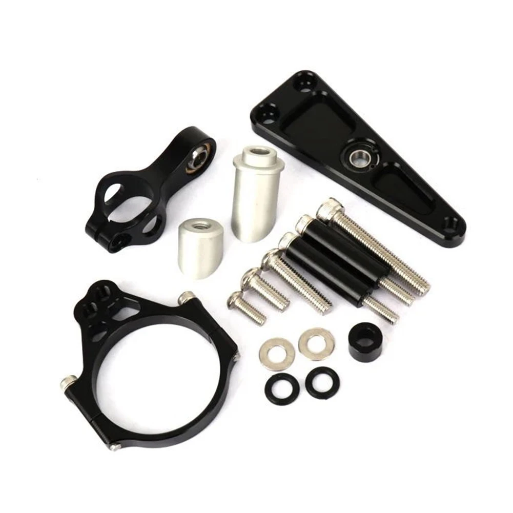 

look-Motorcycle Adjustable Steering Damper Stabilizer Bracket Mounting Kit for X-ADV 750 2017- NSS750 2021-