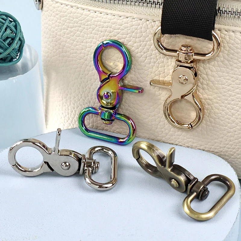 

10-30Pcs 10/13mm Mini Rotating Lobster Buckle Metal Bag Strap Snap Hook Pendant Connect Clip Clasp Dog Collar Keychain Accessory