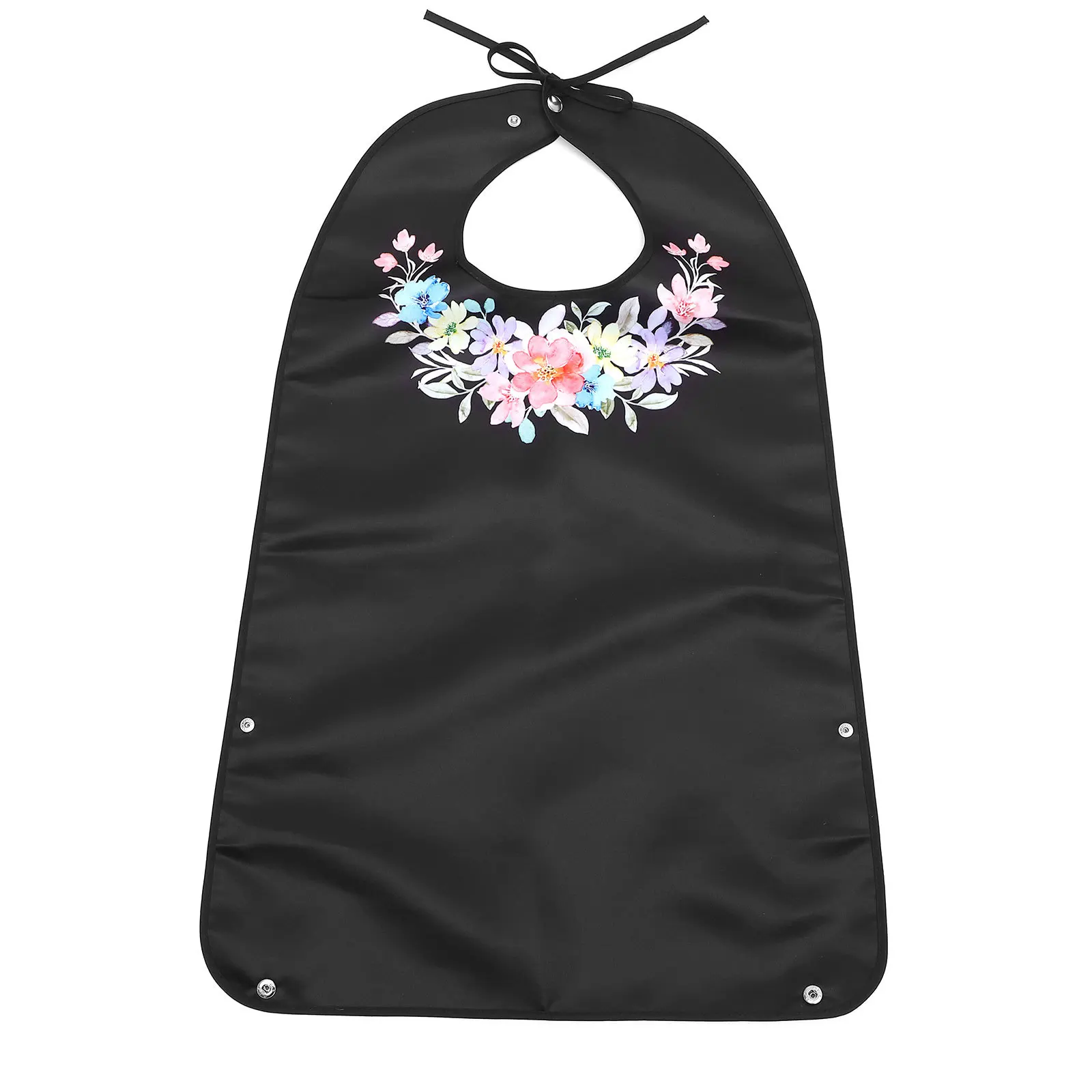 

Adult Bib Large Elderly Waterproof Mealtime Bib Comfortable Feeding Apron with Pocket Washable Clothing Protector for Seniors