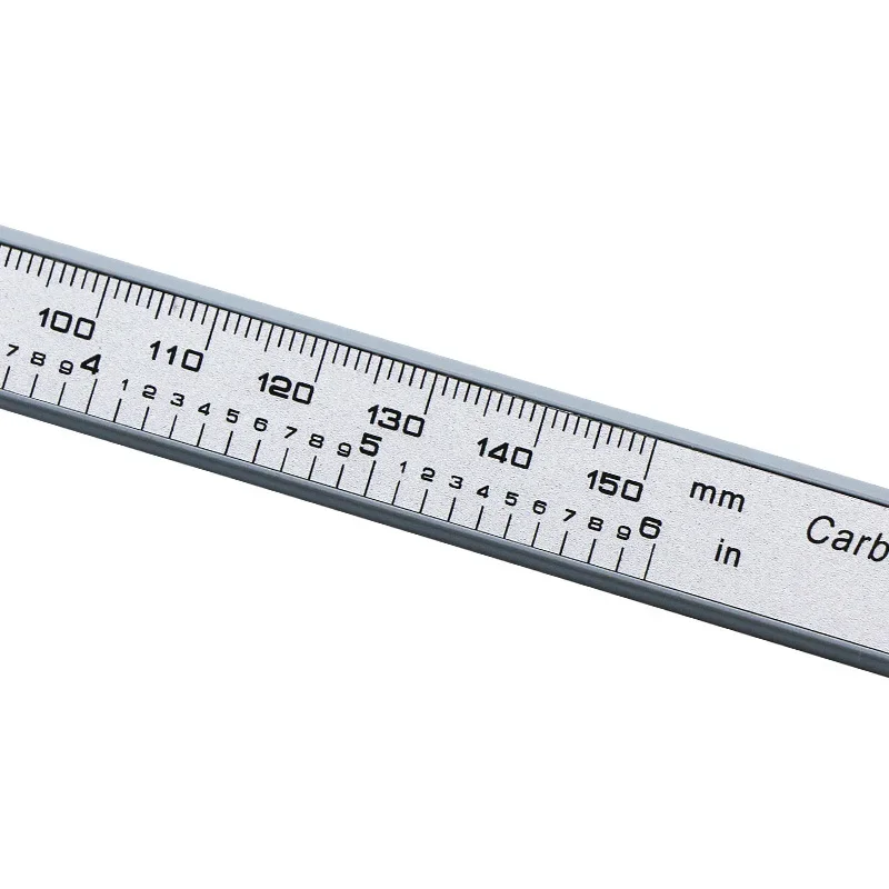 0-150mm LCD Digital Caliper Plastic Solar Vernier Caliper 6-Inch Electronic Depth Measuring Instrument Micrometer Ruler Gauge