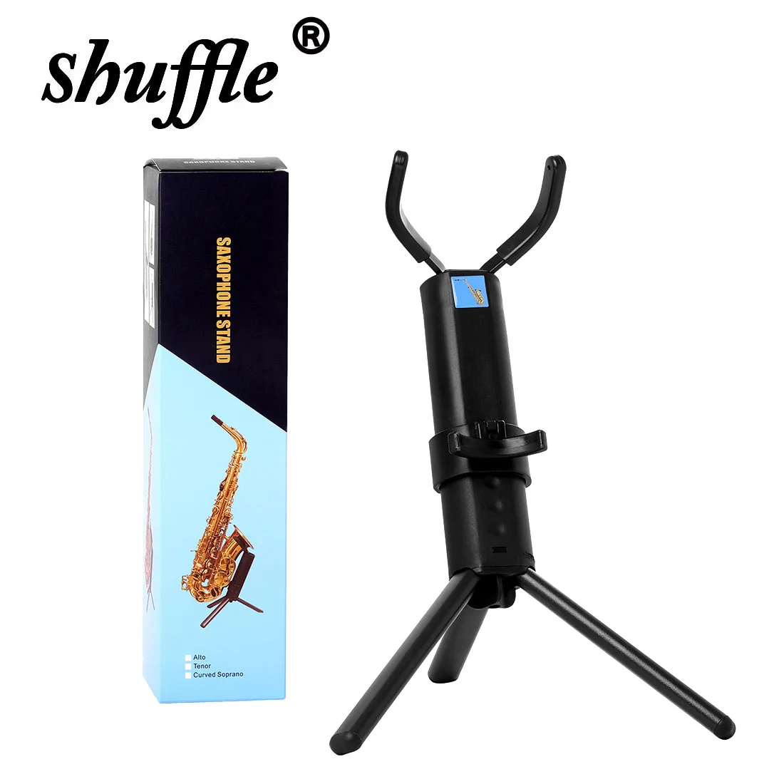 Support de saxophone ténor alto portable et pliable, pieds professionnels en métal, trépied, accessoires de vent avec sac de rangement