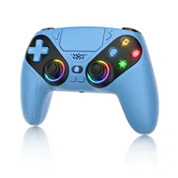 Mando Inalámbrico para Playstation 5, Controlador para Consola PS5/PC con Turbo, Vibración Dual Sense, Programación RGB