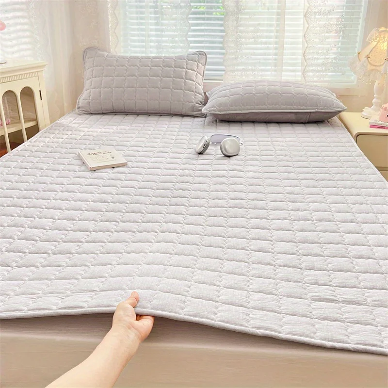 

1pc Mattress Protector, Quiet and Comfortable Mattress Cover, Soft and Breathable