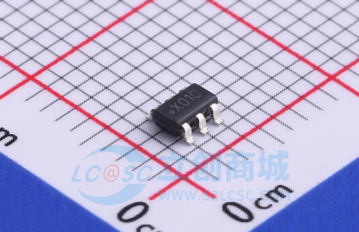 4pcs    Original | ADC121S101CIMFX ADC121S101CIMF SOT23 silk screen X01C IC chip