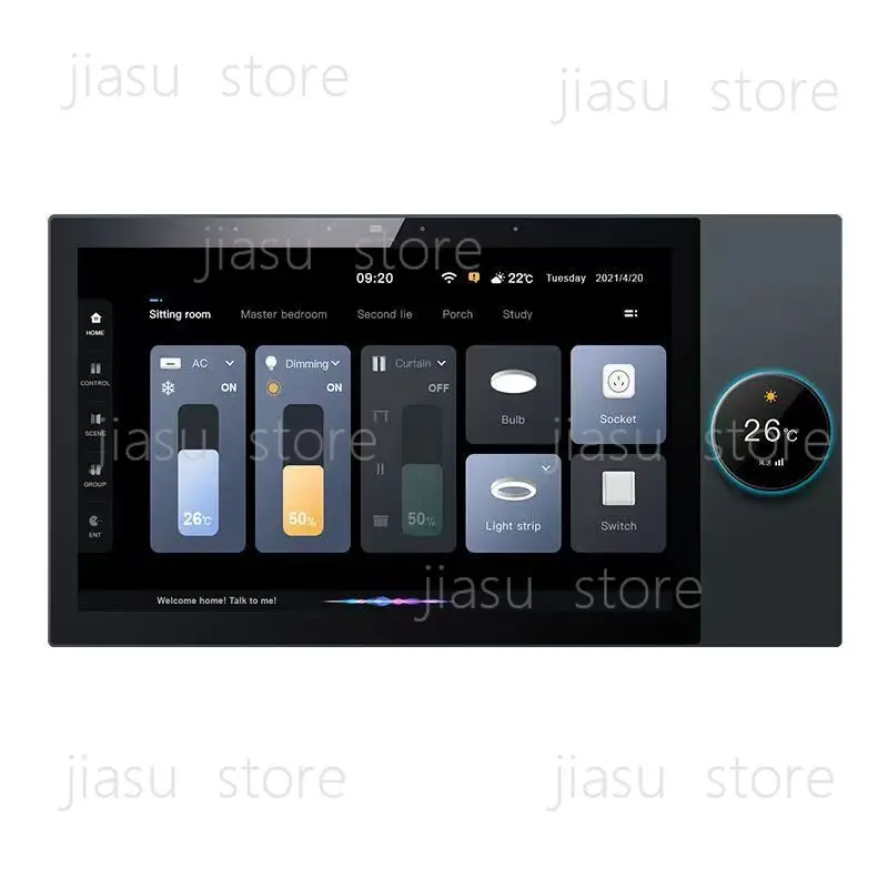 

2023 Multi-function Smart Home Control Touch Screen in-wall Central Control Switch Panel with Zigbee Hub Gateway Tuya 10 Inch