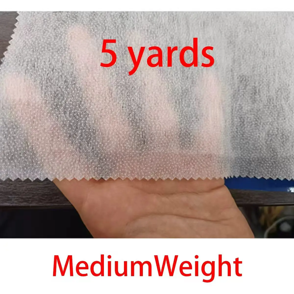 Polyester Interfacing Roll, 12inch x 5 Yards