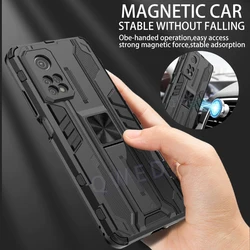 For Xiaomi Mi 10T 10 T Pro 5G Case Armor Camera Protect Phone Case for Mi 10T Pro Mi10T Pro Mi 10 T Magnetic Holder Back Cover