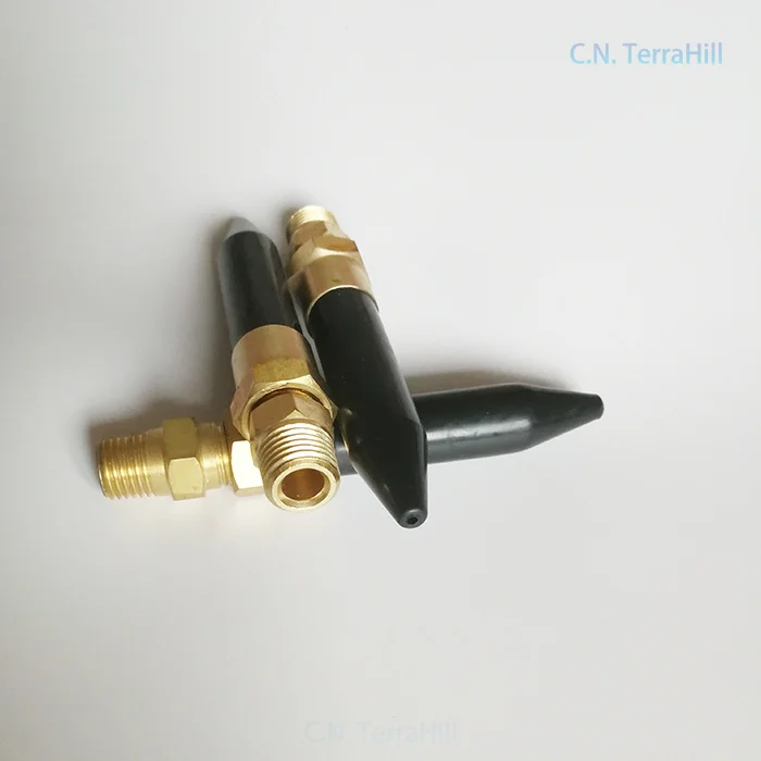 Brass Pressure Reducer Inflator Valve Angled Balloon Air Nozzle for Inflation Medium Duty