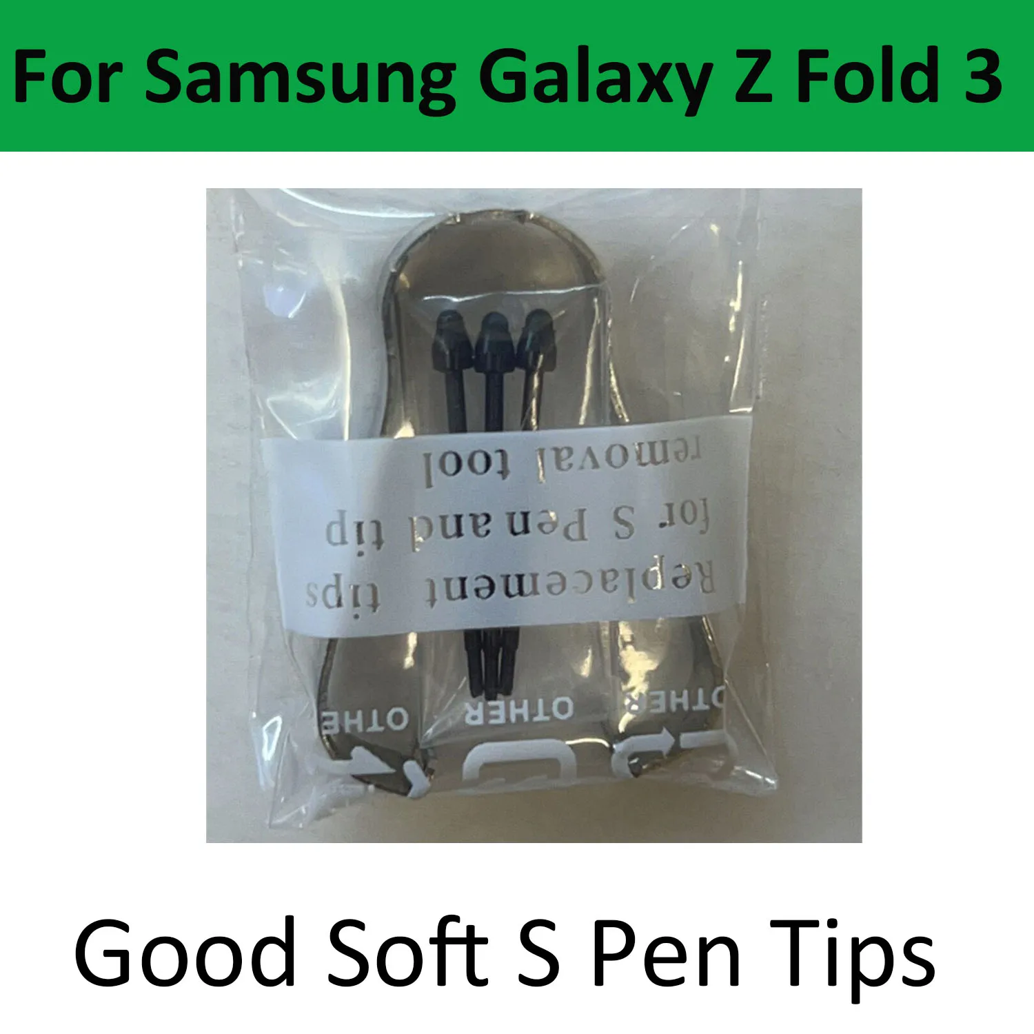 1set For Samsung Galaxy Z Fold 3 F2960 F296 Edition Touch Stylus S Pen Nib Tips With Removal Tweezers Tool