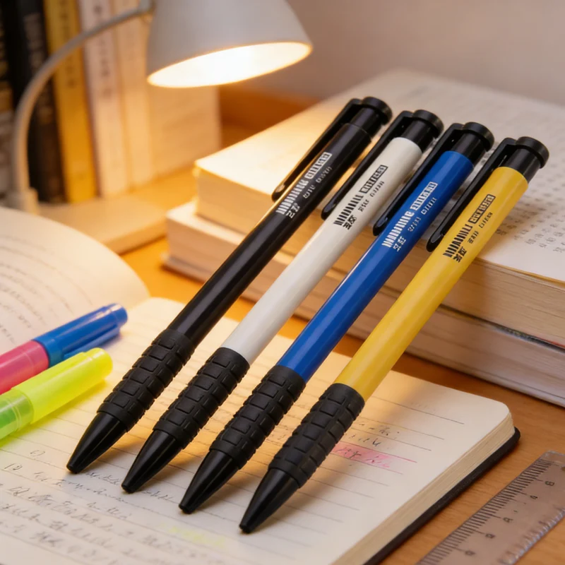 

Multi Color Press Neutral Pen Anti Slip Pen Grip for Office and Learning Smooth Writing Pen Office Study Stationery Accessories