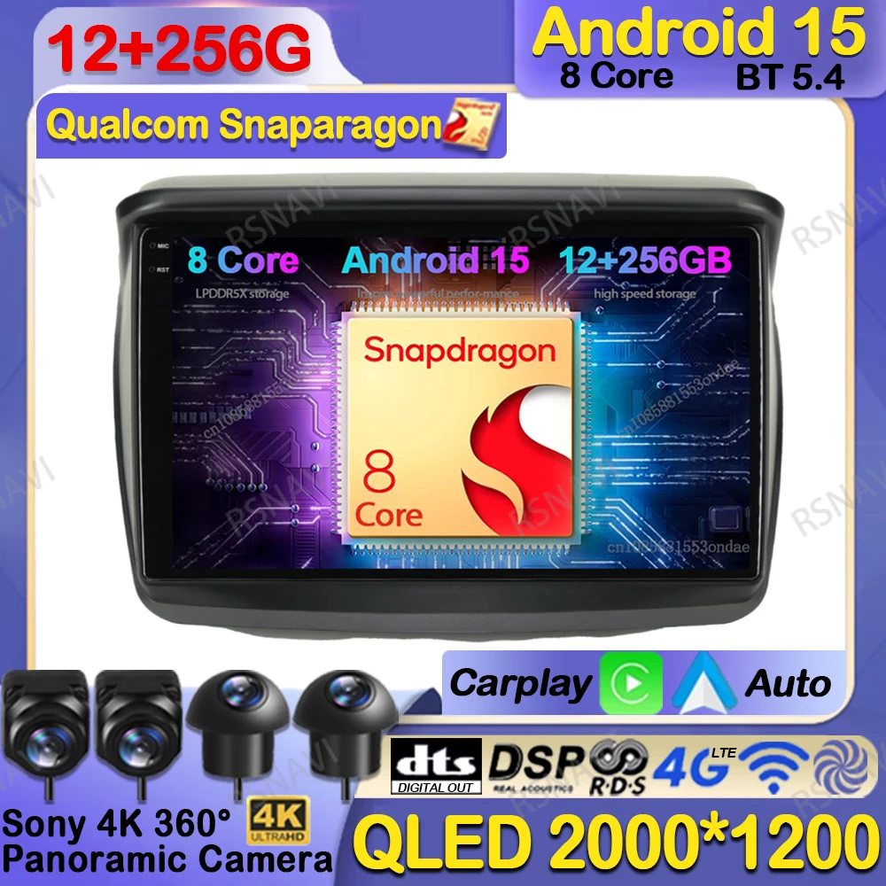

Car Radio Android 15 For Mitsubishi Pajero Sport 2 2008 - 2016 L200 4 2006 - 2015 BT Navigation Stereo 5G WIFI Viedo Player GPS