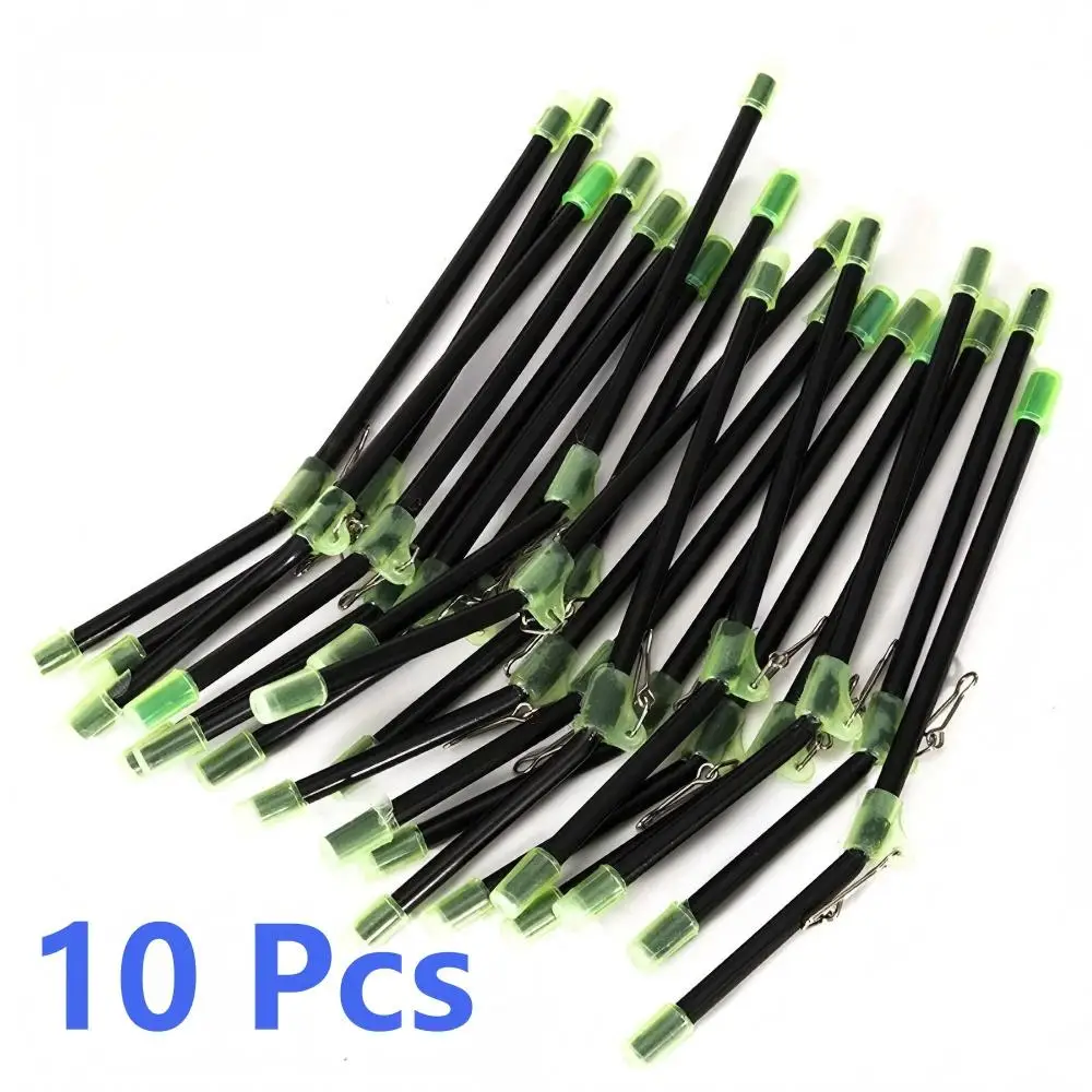 10pcs/set Sea Fishing Anti-Tangle Feeder Boom Luminous Anti Tangle Booms With Snap Tube Balance Connector Tackles Pesca Tools
