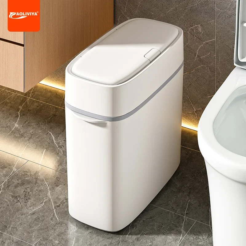 

Ведро Aoliviya 2023, Новый бытовой туалет, простой стиль, двухместное ведро с крышкой, кухонная корзина для отходов