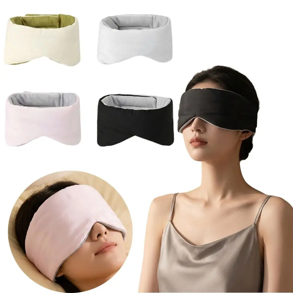Gentle Pressure Weighted Eye Mask Full-Coverage Light Blocking Gravity Eye Shade Widening Ice Silk Sleep Aids Sleep Eye Cover