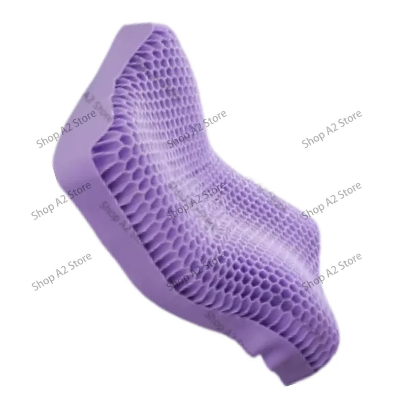 Pectin TPE Ergonomic Cervical Pillow, Breathable Zero Pressure Neck Support Pillow With Removable Washable Cover For Sleeping