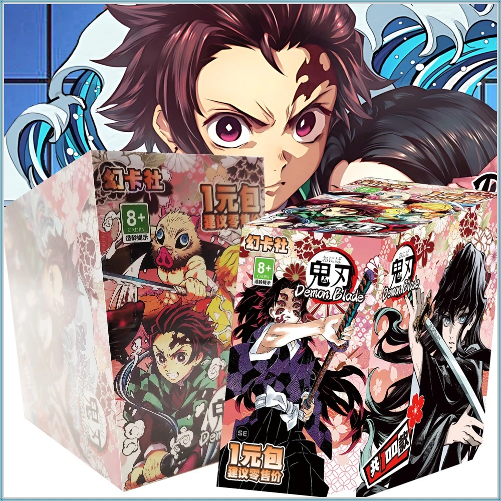 

Demon Slayer Creative Fashion Collection Cards for Children Japanese Anime Character Fun Cartoon Cute QR Cards Kid Hobby Gift
