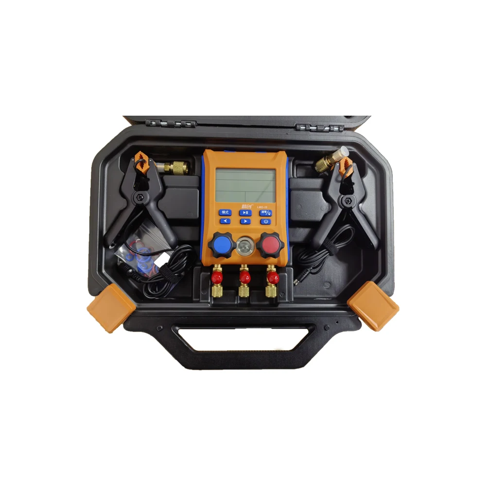 LMG-10 Intelligent Manifold Gauge R22, R134a, R410A, R407C  Precision For Air Conditioner