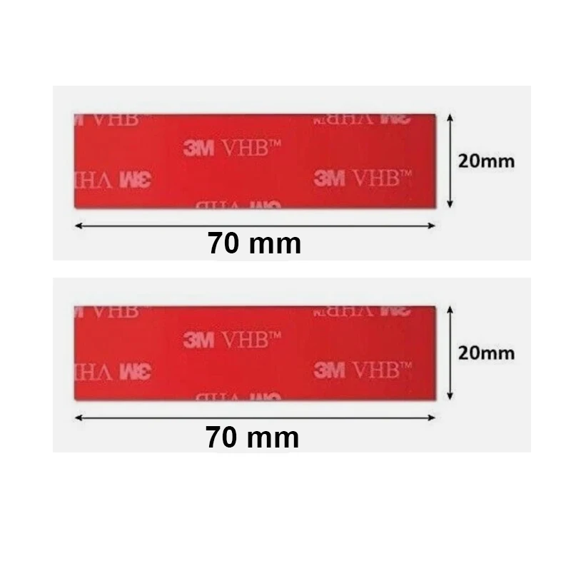 1 Pair TPU Frameless License Plate Clips Honeycomb Grille Mount Bracket With 3M VHB Tape For Audi VW Golf Seat Ford Mini - view 6