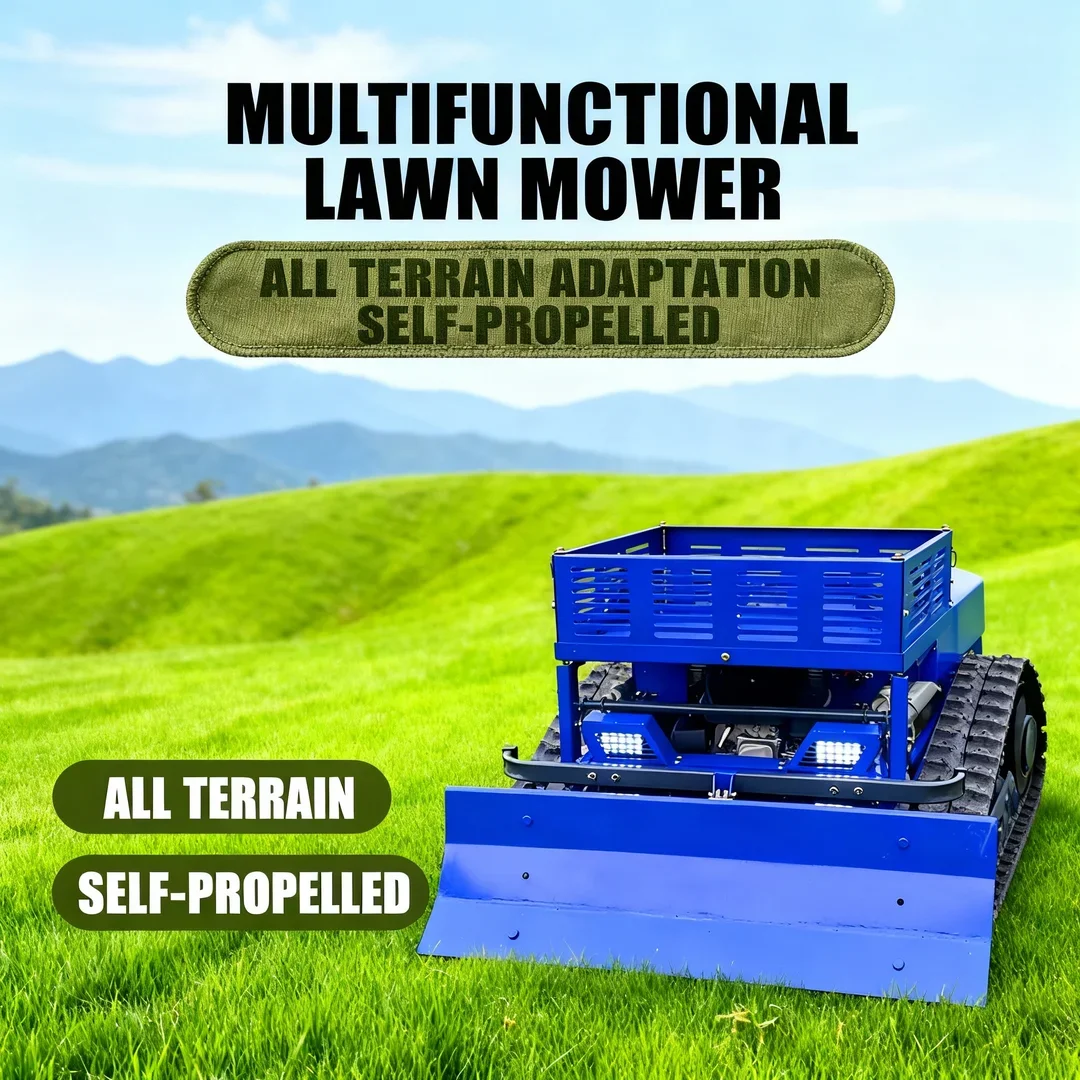 Customized High-Quality Heavy Duty Crawler Lawn Mower - Professional Grade 550mm Cutting Width for Agricultural Weeding