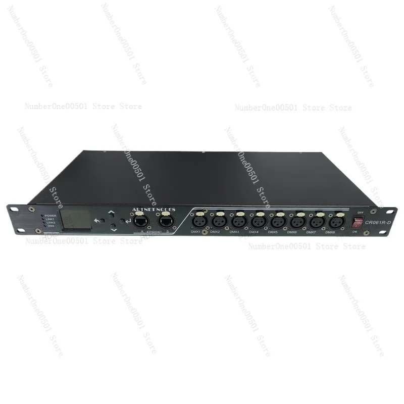 Stage lighting console artnet to DMX512 lamps Dual network port 8 channel network expander