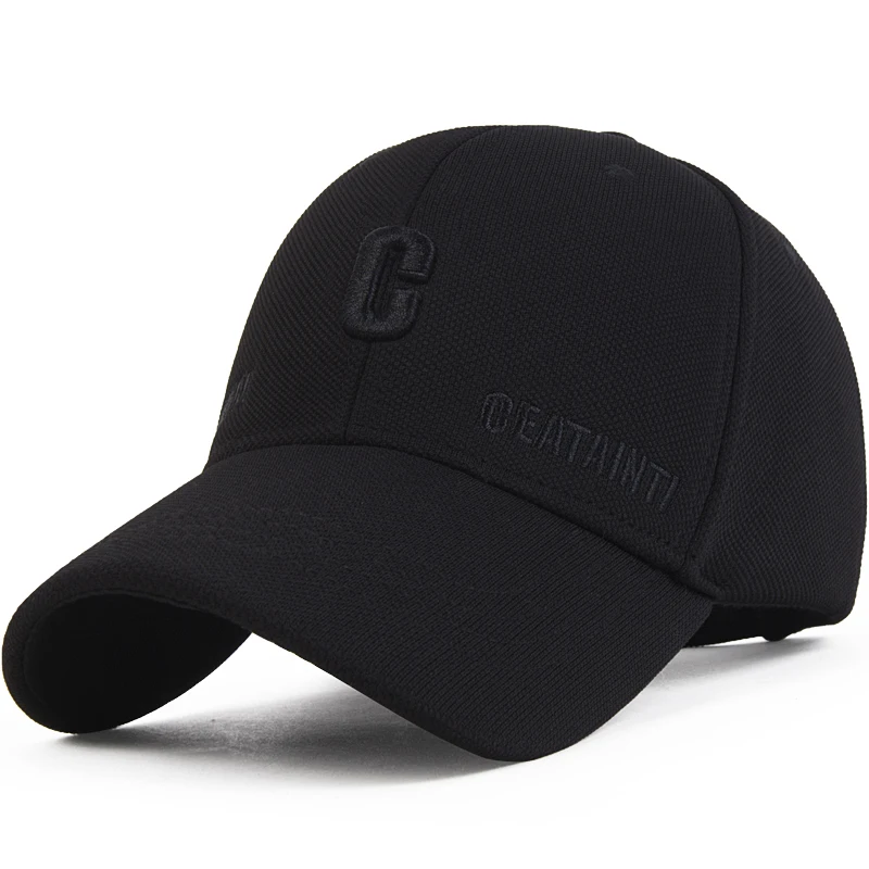 Autumn Winter Bone Brim Baseball Cap Fashion Casual Unisex Sports Sun Hat Cool Men Goft Fishing Ride Lady Stroll Sunscreen