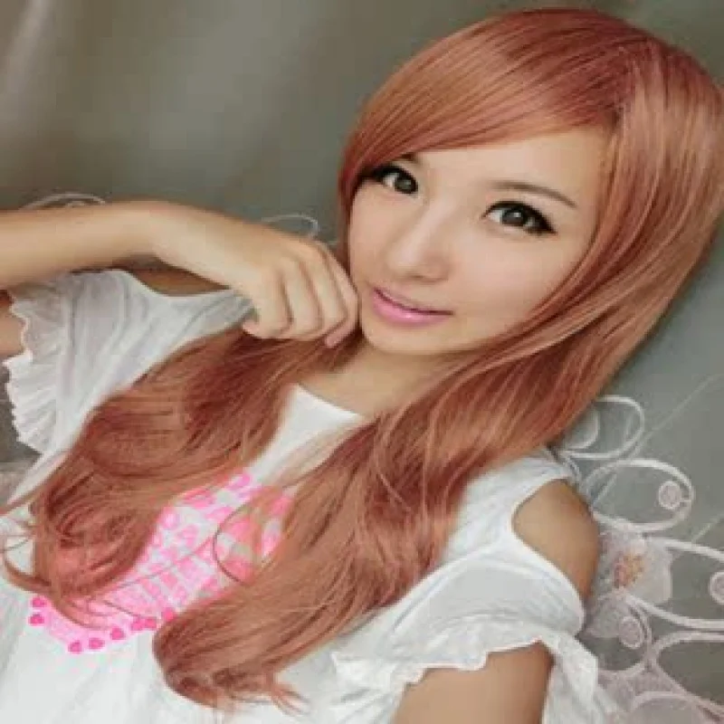 Real Shot Gemengde Kleur Anime Kleurrijke Stage Performance Harajuku Vrouwelijke Cosplay Pruik Dagelijks Kleine Magische Fee