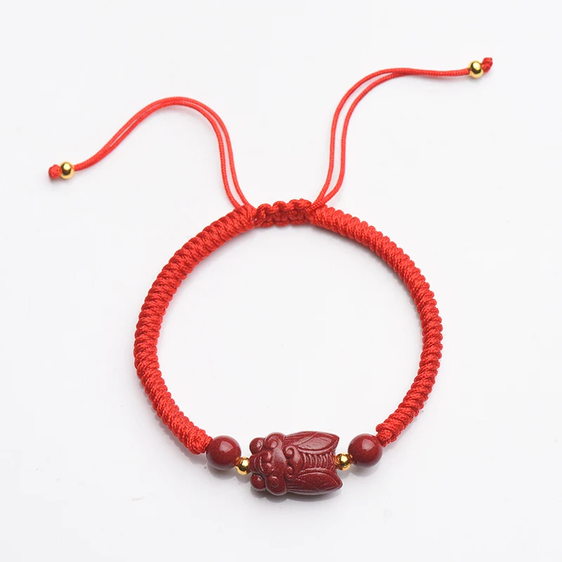 2025 New Exam Success Fame Cinnabar Red Bracelet Good Luck Men Women Students Holiday Gift