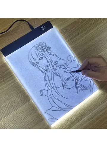 Led Drawing Copy Pad 3 Level Dimmable Board Table Animation Painting Educational Toys Gift Adjustable Light Notepad For Children