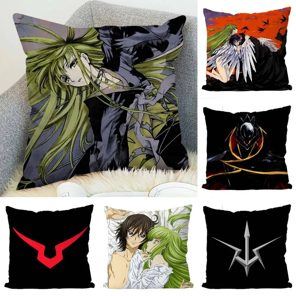 

Code Geass Pillow Case Luxury Double-sided For Car Pillows 45x45 Cushions Cover Home And Decoration Sofa Pillowcase 50x50