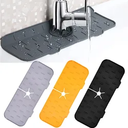 Kitchen Silicone Faucet Absorbent Mat Sink Splash Guard Drain Pad Quick Dry Countertop Protector for Bathroom Kitchen Gadgets