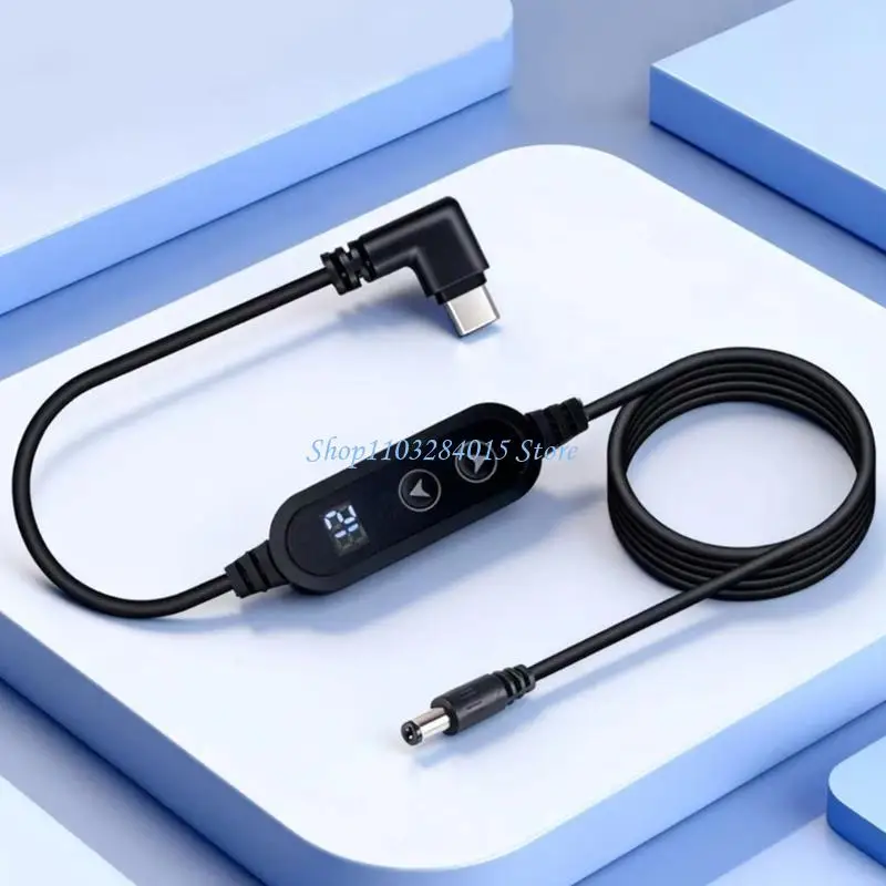 R6FF Advanced USB C to DC5.5 Direct Power Supply 100W Multiple Power Device  5V-20V For Electronics And Office Use