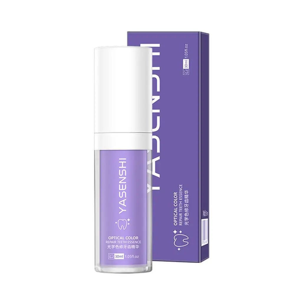 V34 Roxo Creme Dental Clareador, Remover Manchas, Reduzir Amarelecimento, Cuidar dos Dentes, Iluminamento da Respiração, A9c0, 30ml