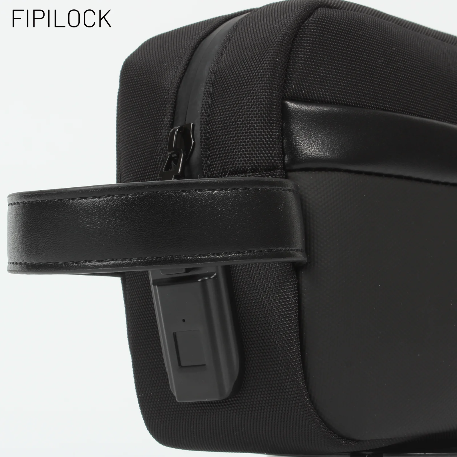 Bolsos de Mano FIPILOCK para Mujer y Hombre con Desbloqueo Inteligente por Huella Dactilar, Antirrobo, para Tarjetas de Crédito, Teléfono Móvil y Muñequera