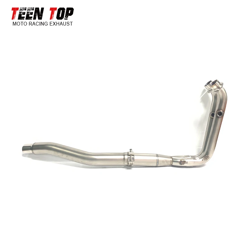 For CFMOTO 450MT Exhaust Front Link Pipe 450 MT Exhaust Header Euro 5 450-MT Escape Moto Front Connect Pipe Fit OEM Size Muffler