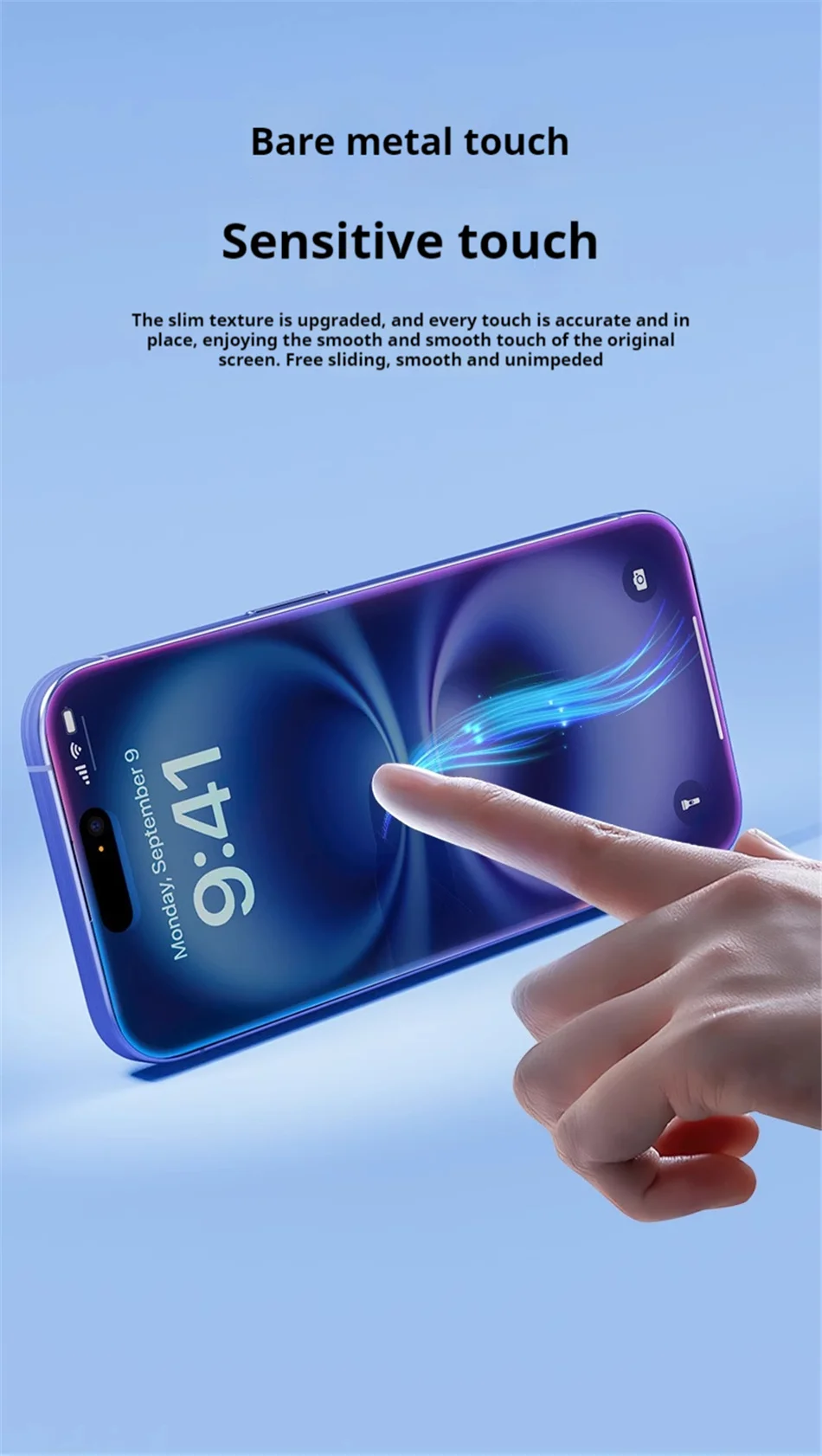 REMAX – einfach anzubringendes, staubfreies Schutzglas für iPhone 18 Pro, 18 Pro Max, iPhone 17, 17 Pro, 16/15 Serie – EIN DECKEL, EIN ZUG – Detail 8