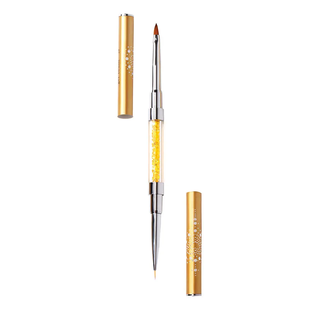 

Набор из 3 профессиональных двусторонних кистей для дизайна ногтей, для домашнего и салонного использования, отличный подарок