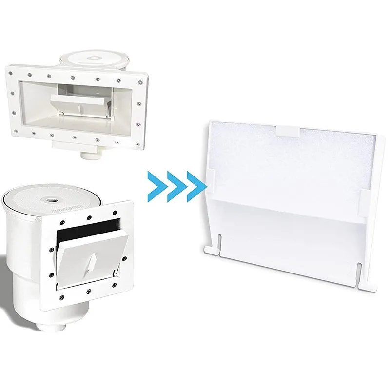 Aleta de repuesto para espumadera de plástico, aleta para puerta de desmalezado, aleta para puerta de espumadera para Hayward 8926, accesorios para piscina
