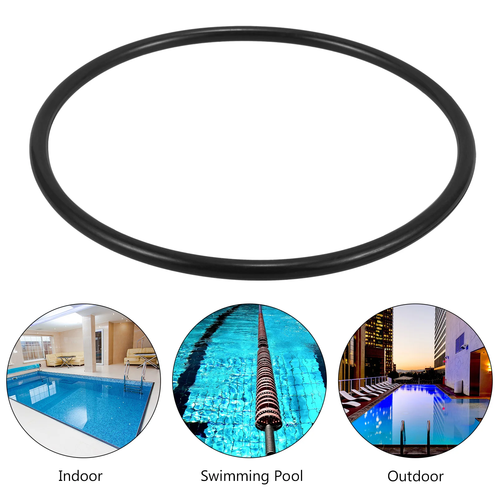 2 Pcs Pump Cover Sealing Ring O-ring Filter Rings Rubber Seals Sealer Swimming Pools Part Inflatable Sealers