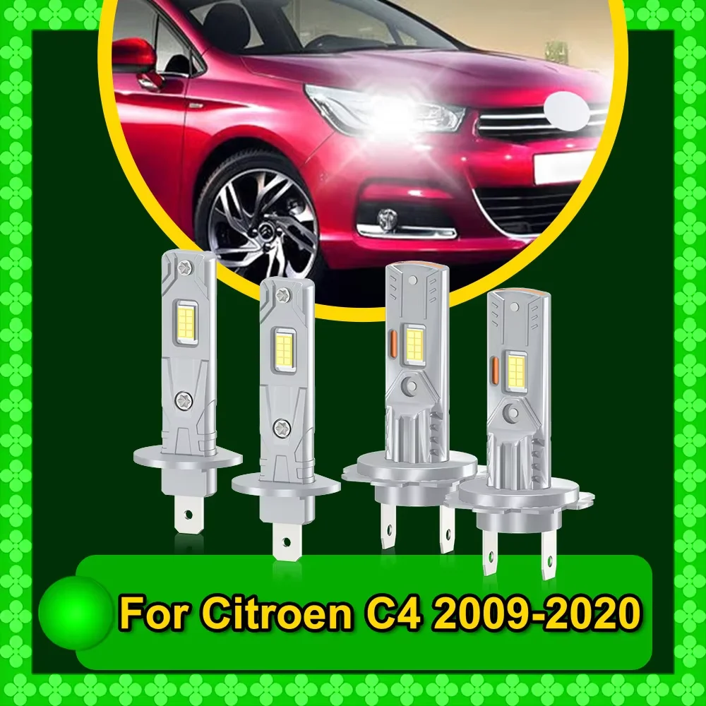 

2/4Pcs LED Headlight Bulbs 30000LM CSP 3570 Plug&Play For Citroen C4 2009 2010 2011 2012 2013 2014 2015 2016 2017 2018 2019 2020