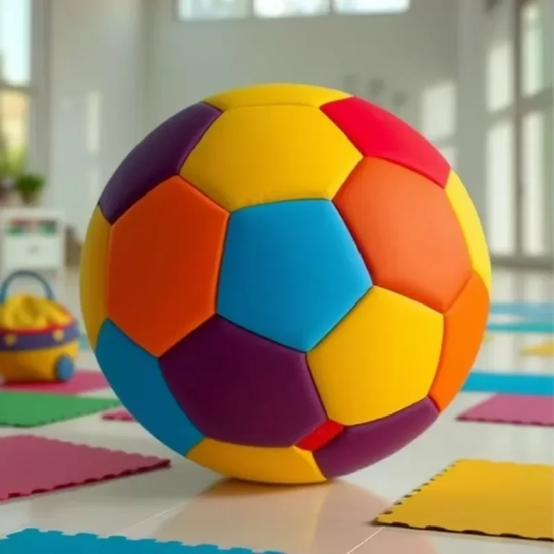 

Silent Soccer Ball Indoor Size 4 5 For Children Adults Outdoor Indoor Football Lightweight Mute Bouncing Ball Bounce Silent Ball